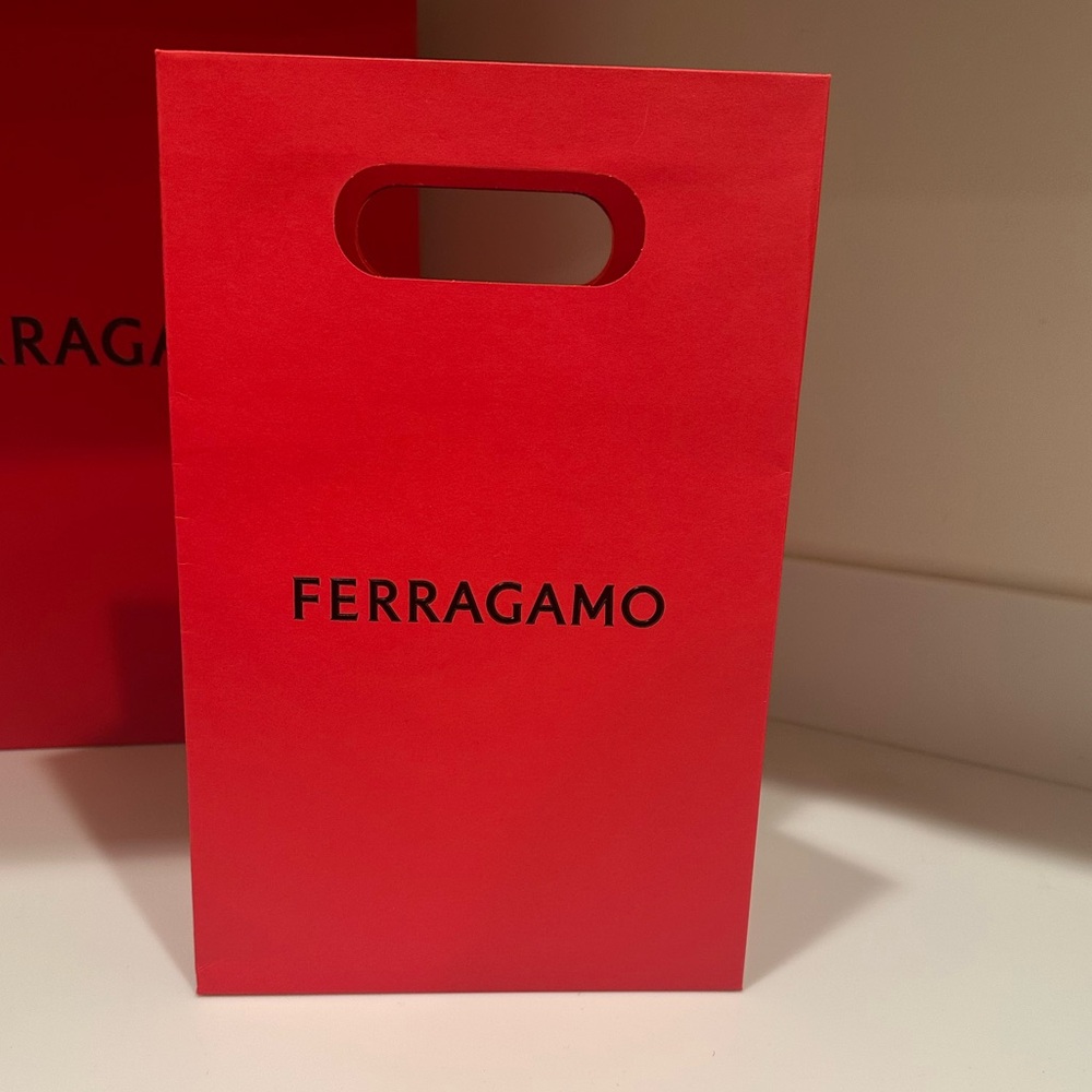 Ferragamo Red Gift Bag small